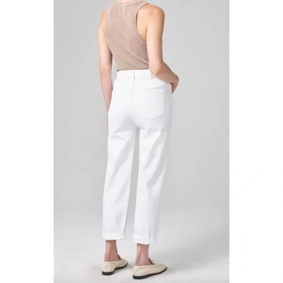 New Citizens of Humanity Dylan Rolled Crop Jeans in Hereafter Size 32 - Picture 2 of 12